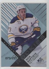 2016 SP Game Used Authentic Rookies Rainbow Player Age 73/221 Nick Baptiste 01ks