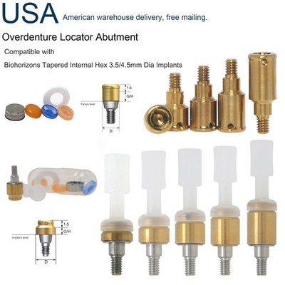 US Locator Abutment Narrow/Regular fits Biohorizons Tapered Conical Internal Hex