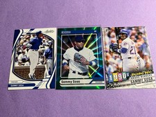 Sammy Sosa (3) Cards 2020-22-24 Panini, Topps Cubs