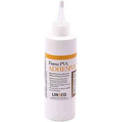 PVA Adhesive, Picture Frame Glue, Adhere Wood or MDF, Dries Clear Flexible, 8...
