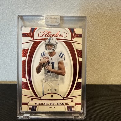 2022 Panini Flawless Michael Pittman Jr. Ruby /20 Indianapolis Colts Sealed
