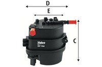 Valeo Kraftstofffilter 587534 FüR CitroËN Ford Mazda Peugeot Toyota