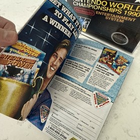 1990 Nintendo World Championships Insiders Guide NWC Power Fest #1 NES Flyer