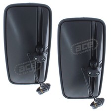 Manual Wing Door Mirror Heads Heated Glass Mitsubishi Canter 1998-2005 1 Pair