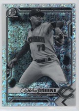 2021 Bowman Chrome Black & White Mini-Diamond Refractor Hunter Greene 6u5