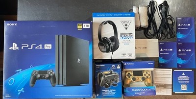 SONY PLAYSTATION 4 PRO 1 TB CONSOLE W/ACCESSORIES BUNDLE IN ORIGINAL BOXES!!