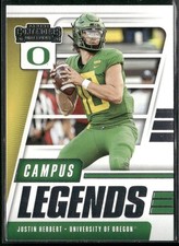 2021 Panini Contenders Draft Picks Justin Herbert #9 Campus Legends A1