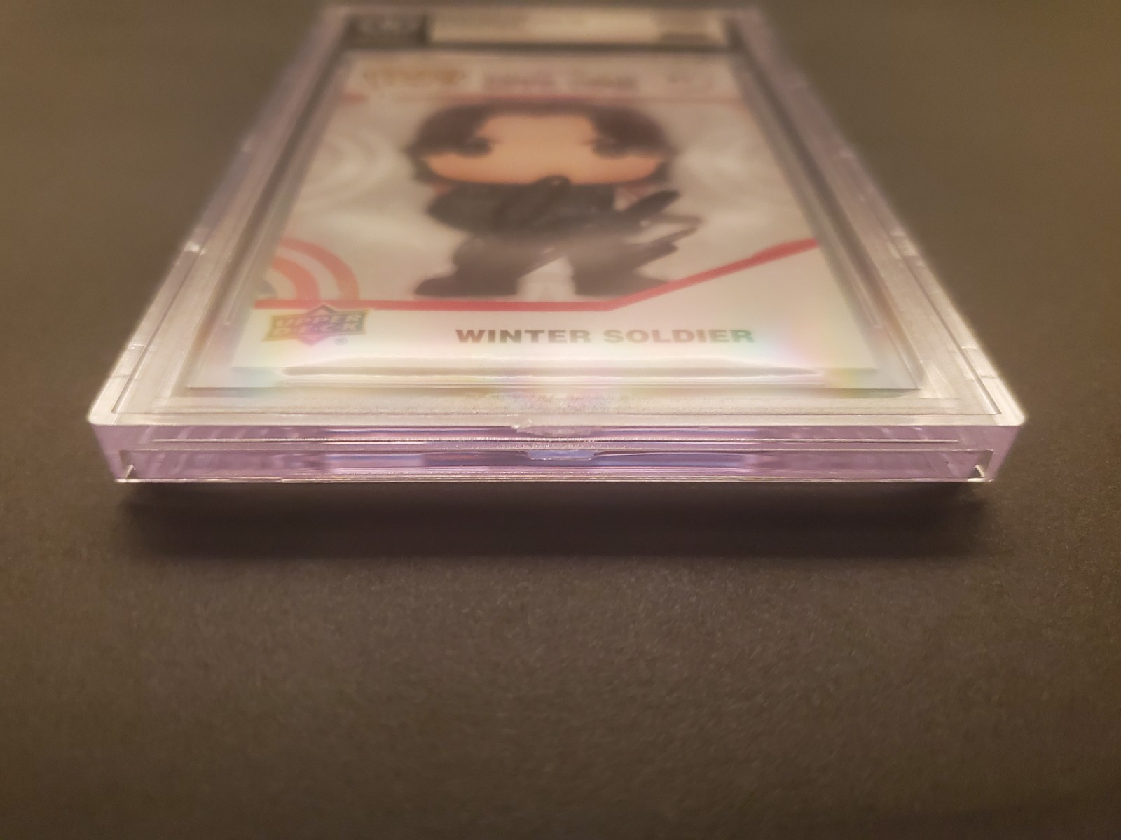 Sebastian Stan Signed Winter Soldier Bucky UD Funko Marvel Beckett BAS Auto MCU view 8