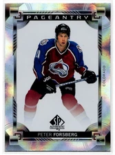 2024-25 Upper Deck SP Autenthic Pageantry Peter Forsberg Colorado Avalanche