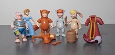 Disney Heroes Famosa Peter Pan Characters + RARE captain hook accessories 