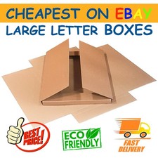 Royal Mail Large Letter PIP Boxes Size C4 Postal Mailing Cardboard Brown Box