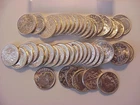 Roll of 50 BU Silver Roosevelt Dimes Mixed Dates