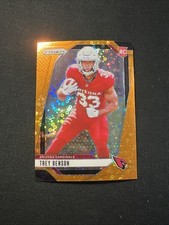 2024 Panini Prizm Orange Disco Prizm #392 Trey Benson Rookie RC