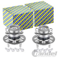 2X SNR RADLAGER-SATZ Hinten Passend FÜR Hyundai Accent KIA RIO Links+Rechts