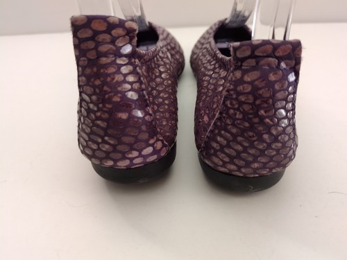 Arche ballerine viola pelle di serpente taglia 36 US 5-5,5 pelle ballerina piatta (KS7) - Foto 5 di 21