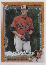 2021 Bowman Chrome Prospects Orange Shimmer Refractor 2/25 DL Hall #BCP-122 0hi5