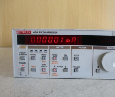 Keithley 486 PICOAMMETER DIGITAL MULTIMETER Used From Japan Power Supply OK