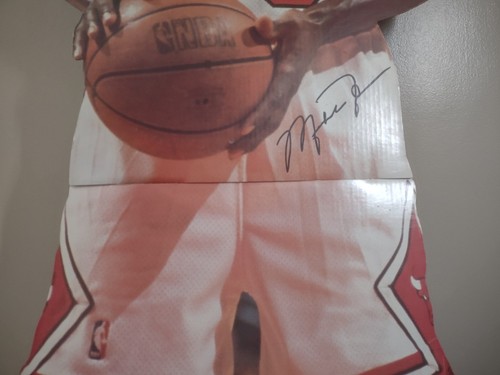 1996 Michael Jordan Life-Size Standup Cardboard Standee Cutout Upper Deck READ - Picture 8 of 23