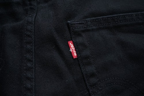 Levis 506 Standard Comfort Straight Jeans mens size W33 L32 M Medium Zip Fly - Picture 9 of 11