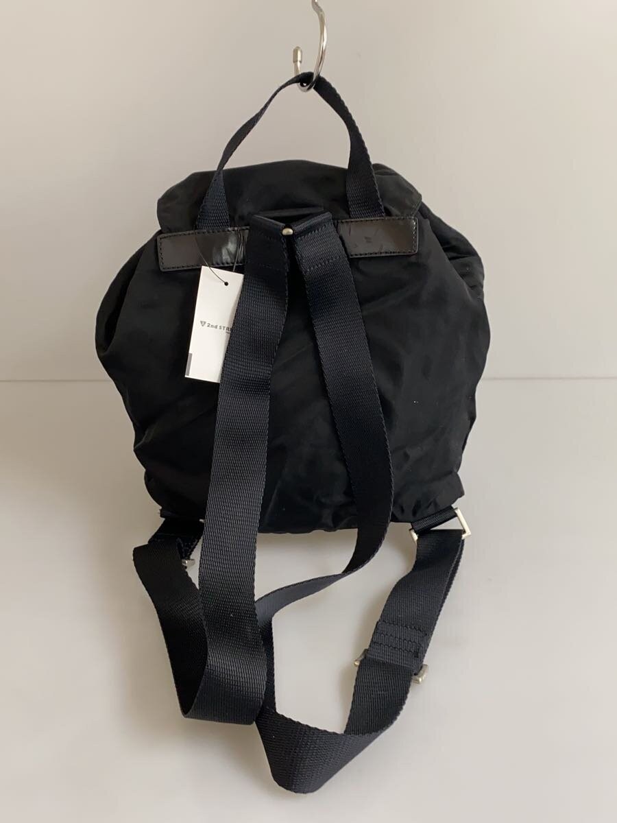 PRADA Backpack nylon BLK B6677F - image 3