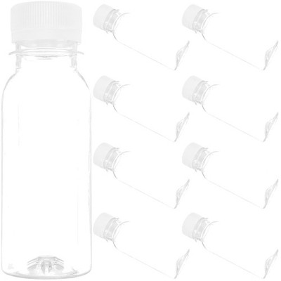 100ml Clear Plastic Bottles, Reusable, Leakproof, Pack of 10, Food-Grade