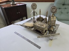 Vintage Vanity Set Likely Dating Back 1940s/ 1950s Hollywood Regency Style