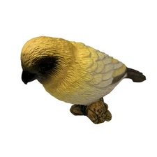 Yowie Palila Bird Miniature Yellow Head ~2” Goldfinch Ranger Series Shelf Decor
