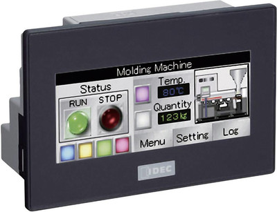Idec FT1A-C12RA-B SmartAXIS Touch SPS-Touchpanel mit integrierter Steuerung