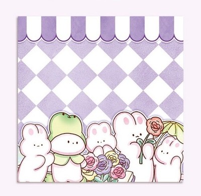 Sticky Note Cartoon Illustration Kawaii 80 sheets Choose Sticky Note
