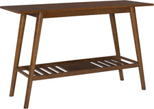 Stylish Melissa Mid-Century Modern Walnut Console Table for Your Home