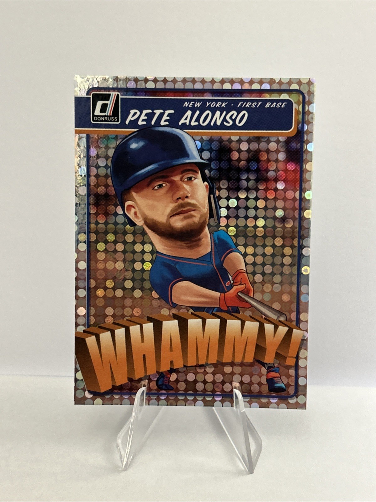 2020 Panini Donruss Pete Alonso Whammy Case Hit New York Mets #PA