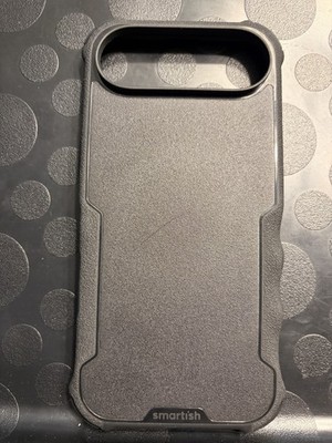 Smartish Black Matte Rigid Plastic Hard Back Cell Phone Case Hard Case GZ25T