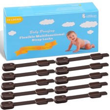 Baby Safety Strap Locks Child Safety Cabinet Proofing Child Proof Drawer Lock...