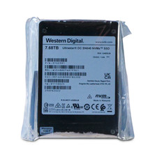 WD DC SN640 7.68TB WUS4BB076D7P3E1 0TS2391 PCIe Gen3.1x4 4GB/s U.2 NVMe 2.5" SSD