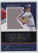 2018 USA Baseball Stars & Stripes Black Gold Jerseys 18/89 Tyler Holton Auto s3g
