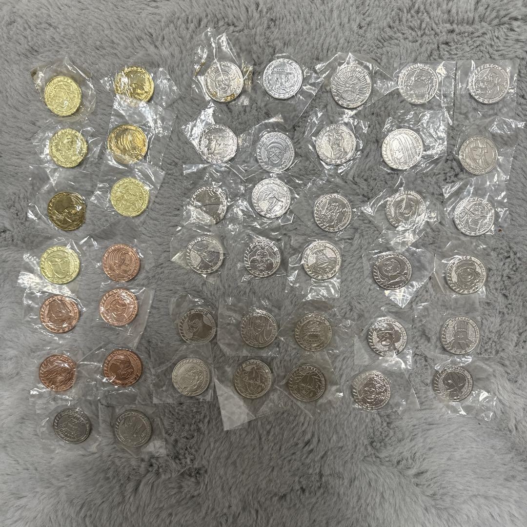 ワンピース コレクションメダル One Piece Medal Set 44 Characters Coins Gold Silver Bronze