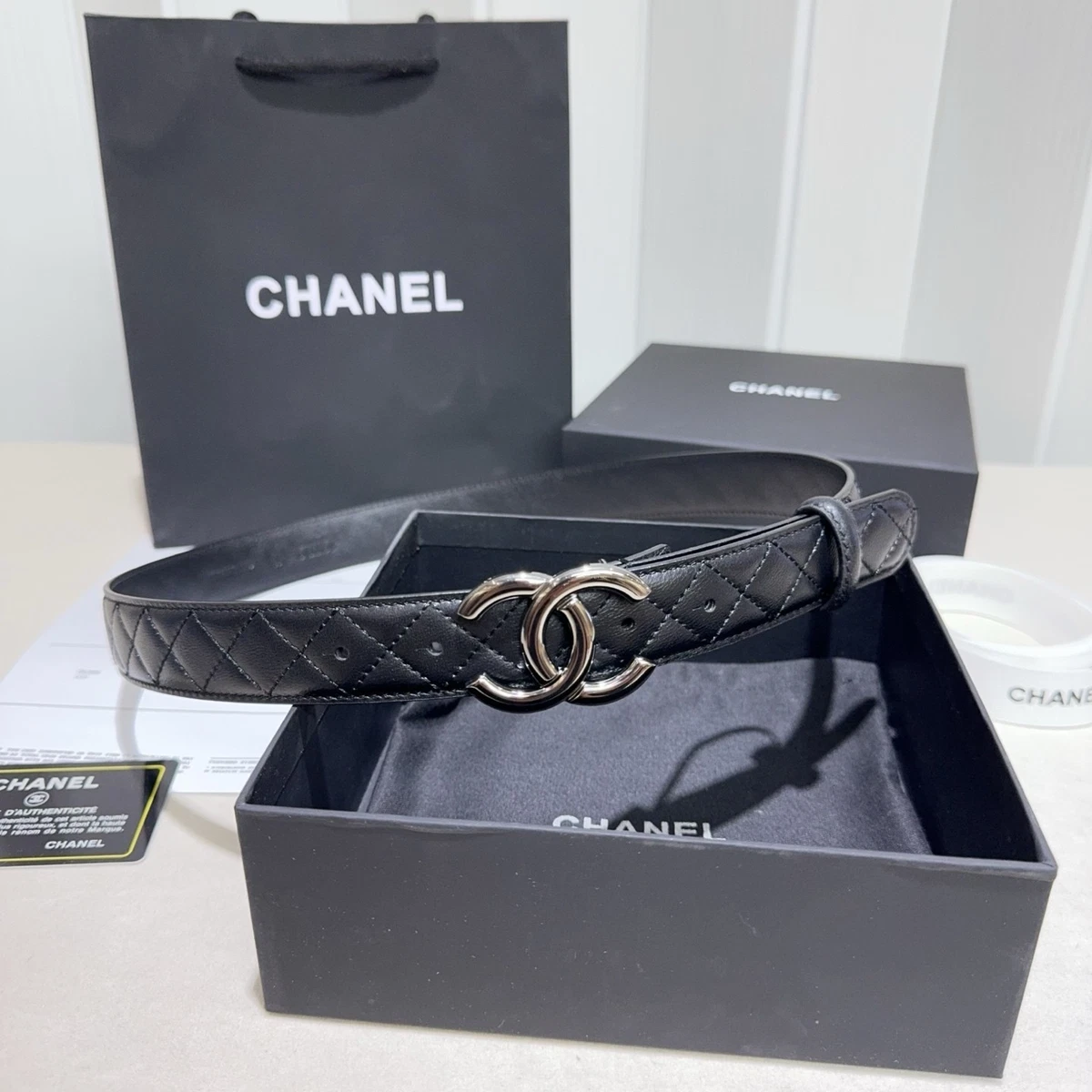 CHANEL Black Belts for Women for sale | eBay