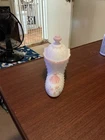 Vintage Fenton Milk Glass Flower Lid Boot