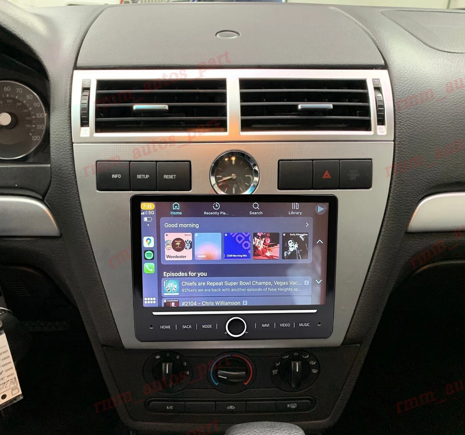 Radio estéreo para automóvil Mercury Milan 2006-2009 10,1" Android 14 Carplay + cámara Foto 4 de 4