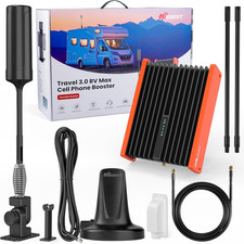 Travel 3.0 RV Max Cell Phone Signal Booster for RV, Truck Camper, Van  Trailer
