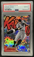 2026 Panini Donruss Elite Aaron Judge Kaboom! #1 Yankees PSA 10 GEM MINT