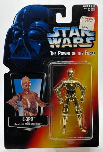 1995 Star Wars The Power of the Force - C-3PO Action Figure (Box-D5)