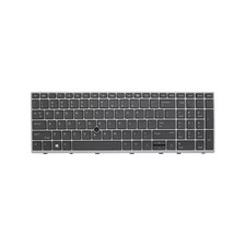 New For HP EliteBook 850 G5 850 G6 755 G5 US Keyboard with Silver Frame Backlit