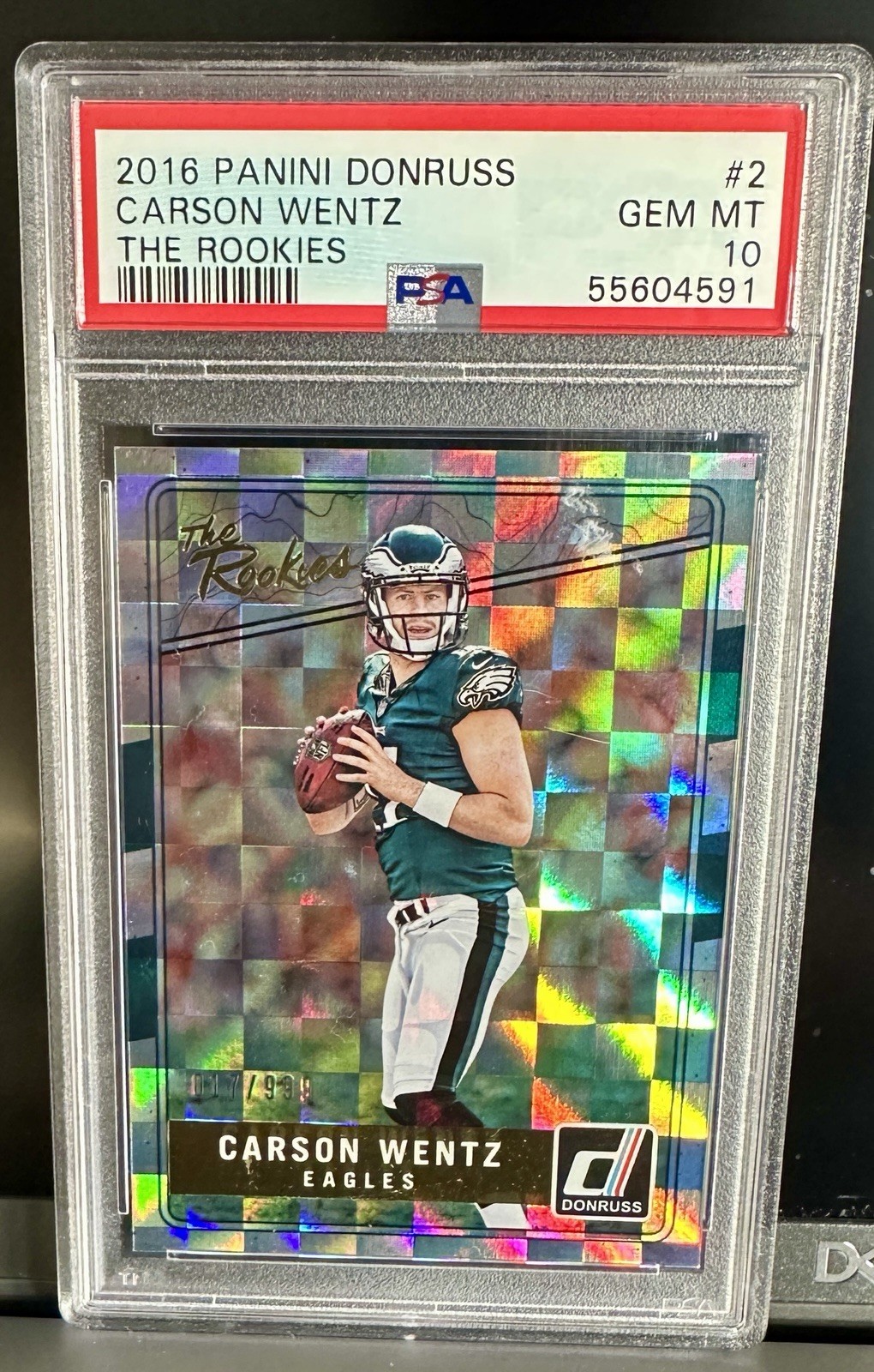 Carson Wentz Panini Donruss the Rookies #2 Base