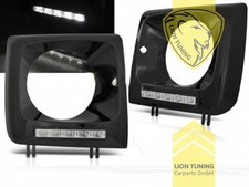 Fahrzeugspezifisches LED Tagfahrlicht für Mercedes Benz W461 W463 schwarz glänze Fahrzeugspezifisches LED Tagfahrlicht für Mercedes Benz W461 W463 schwarz glänze