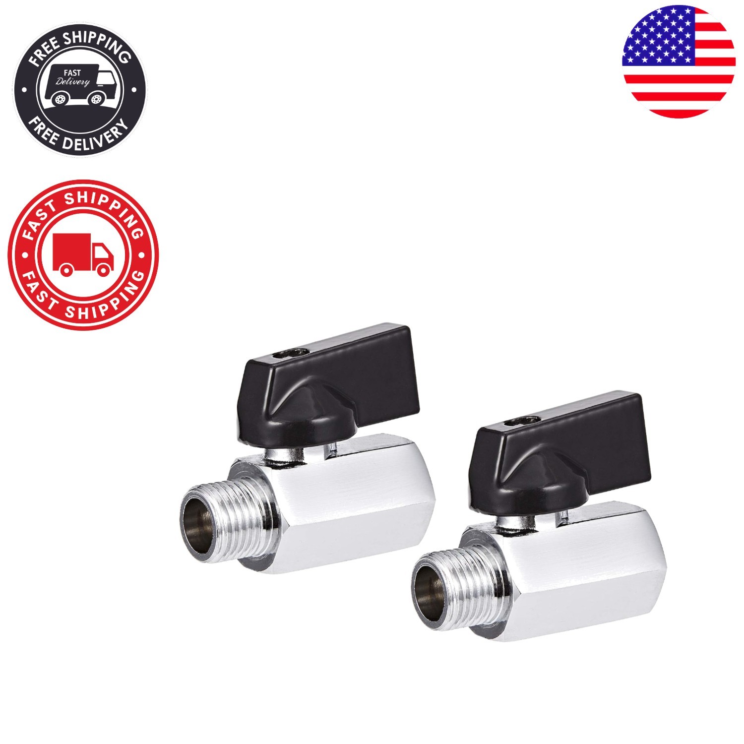Reliable 1/4" NPT Brass Mini Ball Valve - Heavy Duty & Corrosion Resistant