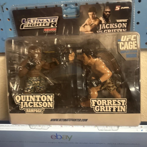 Rampage Jackson vs Forrest Griffin UFC Round 5 Versus 1 2 Pack Figure  - NM/MT
