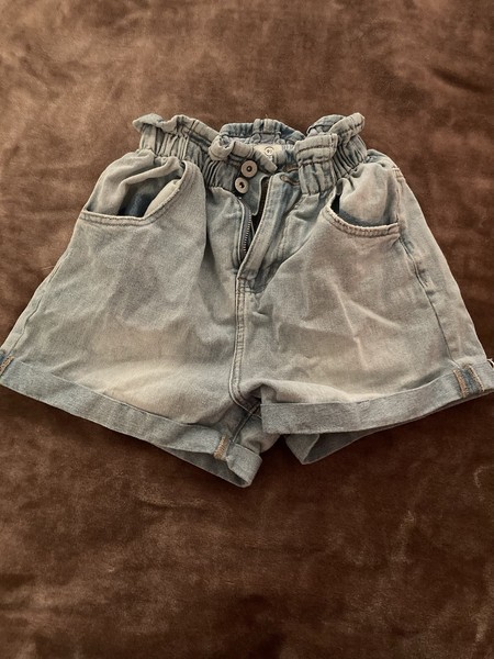 Cotton On Paper Bag Style Denim Jean Shorts Women’s Size AUS 8