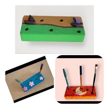 Lotto Portamatite/porta trucco Fatto a Mano