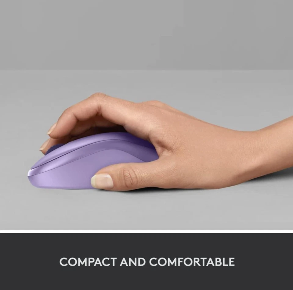 Logitech Silent Wireless Mouse - Purple - Image 3 of 4
